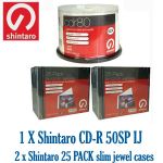 CD-R 50SP INKJET + 50 x SLIM JEWEL CASE PROMO