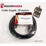 Wicked Wired 20m HD15 15Pin Male To HD15 15Pin Male VGA Video Cable