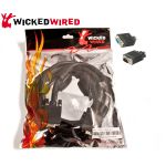 Wicked Wired 2m HD15 15Pin Male VGA To HD15 15Pin Female VGA Video Cable