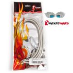 Wicked Wired 5m Male 9Pin D-Sub (DB9) To Female 9Pin D-Sub Serial Extension Cable