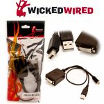 Wicked Wired Mini Active Display Port To DVI Adapter