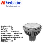 Verbatim LED Lighting 7w Socket GU5.3, 12v