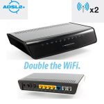 N600 Dual Band WiFi Gigabit Modem Router with Voice - NB16WV-02
