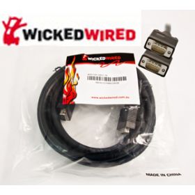 Wicked Wired 10m HD15 15Pin Male To HD15 15Pin Male VGA Video Cable